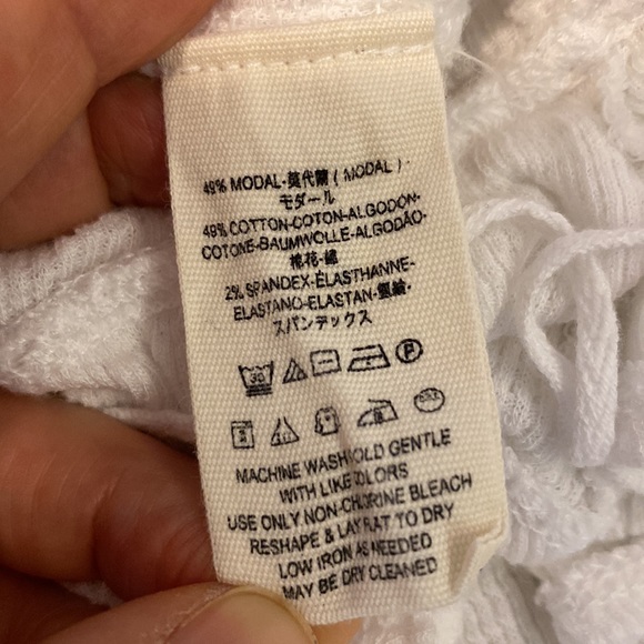 Free People Wee The Free Mint Julep Top-White - Picture 9 of 12